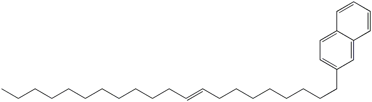 2-(9-ヘニコセニル)ナフタレン 化学構造式