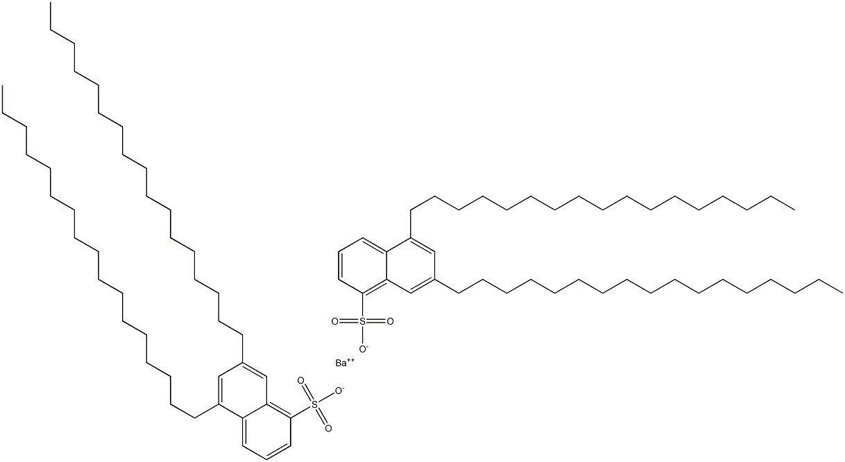 Bis(5,7-diheptadecyl-1-naphthalenesulfonic acid)barium salt
