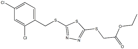[[5-(2,4-Dichlorobenzylthio)-1,3,4-thiadiazol-2-yl]thio]acetic acid ethyl ester