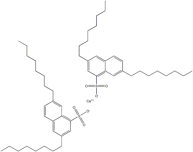 Bis(3,7-dioctyl-1-naphthalenesulfonic acid)calcium salt