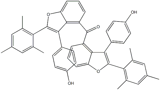 p-Hydroxyphenyl(2-mesityl-4-benzofuranyl) ketone