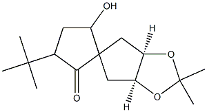 (7S,8R)-2-tert-Butyl-4-hydroxy-7,8-(isopropylidenebisoxy)spiro[4.4]nonan-1-one