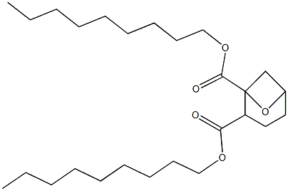 7-オキサビシクロ[3.1.1]ヘプタン-1,2-ジカルボン酸ジノニル 化学構造式