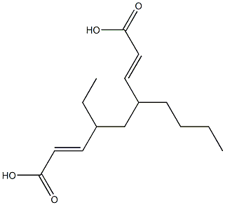 3,5-ノナンジオールジアクリラート 化学構造式