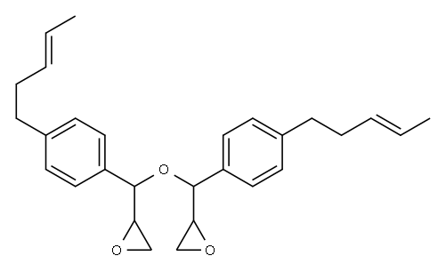 4-(3-Pentenyl)phenylglycidyl ether 结构式