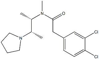 3,4-Dichloro-N-methyl-N-[(1S,2S)-1-methyl-2-(1-pyrrolidinyl)propyl]benzeneacetamide