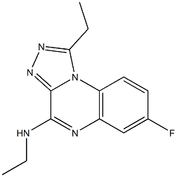 7-Fluoro-4-ethylamino-1-ethyl[1,2,4]triazolo[4,3-a]quinoxaline