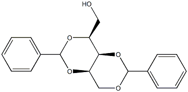 2-O,4-O:3-O,5-O-ジベンジリデン-D-キシリトール 化学構造式