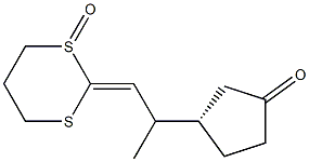 2-[(S)-2-(3-Oxocyclopentyl)propylidene]-1,3-dithiane 1-oxide