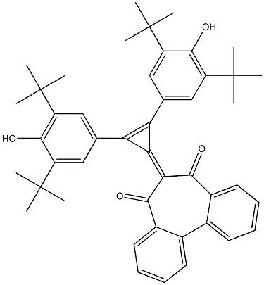 6-[2,3-Bis(3,5-ditert-butyl-4-hydroxyphenyl)-2-cyclopropene-1-ylidene]-5H-dibenzo[a,c]cycloheptene-5,7(6H)-dione