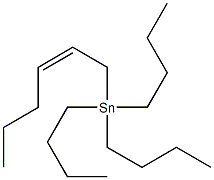 [(Z)-2-ヘキセニル]トリブチルすず(IV) 化学構造式