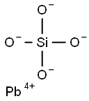 Orthosilicic acid lead(IV) salt Struktur