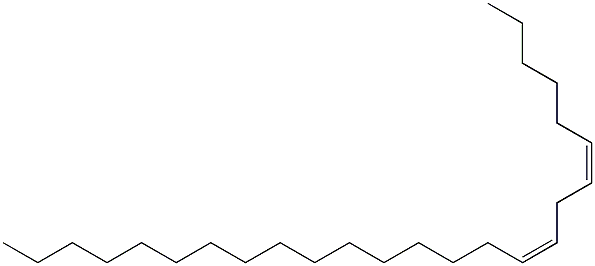 (6Z,9Z)-6,9-ペンタコサジエン 化学構造式