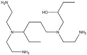1-[N-(2-Aminoethyl)-N-[4-[bis(2-aminoethyl)amino]hexyl]amino]-2-butanol Struktur