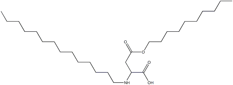 2-Tetradecylamino-3-(decyloxycarbonyl)propionic acid
