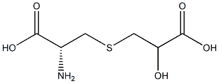 S-(2-カルボキシ-2-ヒドロキシエチル)-L-システイン 化学構造式