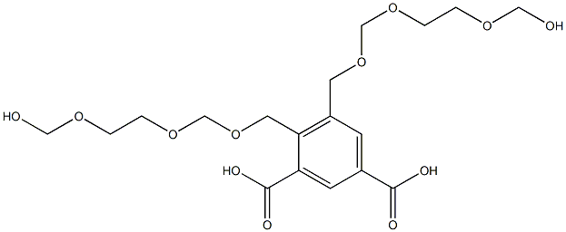 4,5-Bis(8-hydroxy-2,4,7-trioxaoctan-1-yl)isophthalic acid