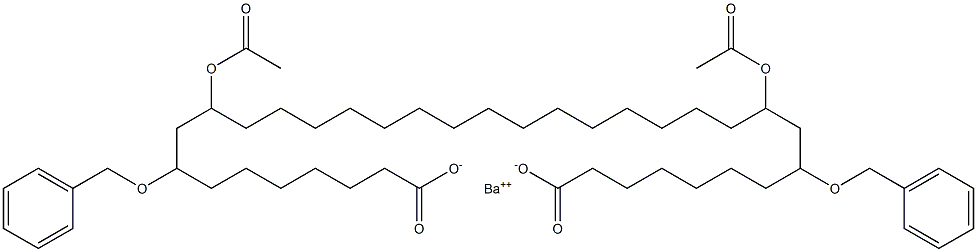Bis(8-benzyloxy-10-acetyloxystearic acid)barium salt