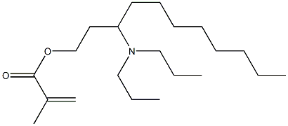 Methacrylic acid 3-(dipropylamino)undecyl ester
