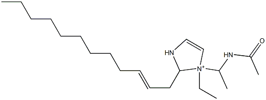 1-[1-(Acetylamino)ethyl]-2-(2-dodecenyl)-1-ethyl-4-imidazoline-1-ium