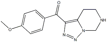 4,5,6,7-Tetrahydro-3-(4-methoxybenzoyl)[1,2,3]triazolo[1,5-c]pyrimidine