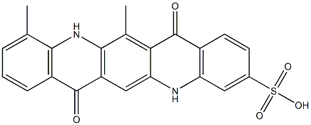 5,7,12,14-Tetrahydro-11,13-dimethyl-7,14-dioxoquino[2,3-b]acridine-3-sulfonic acid