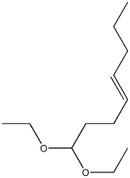 4-Octenal diethyl acetal Structure