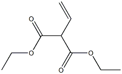1-プロペン-3,3-ジカルボン酸ジエチル 化学構造式