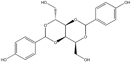 2-O,4-O:3-O,5-O-Bis(4-hydroxybenzylidene)-D-glucitol