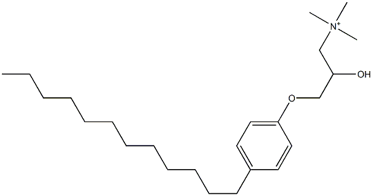 3-(4-Dodecylphenoxy)-2-hydroxy-N,N,N-trimethyl-1-propanaminium