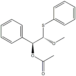 (1S,2S)-1-Acetoxy-2-methoxy-1-phenyl-2-(phenylthio)ethane
