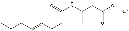 3-(4-Octenoylamino)butyric acid sodium salt