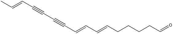Hexadeca-6,8,14-triene-10,12-diynal
