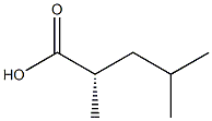 [S,(+)]-2,4-ジメチル吉草酸 化学構造式