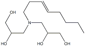 3,3'-(3-Octenylimino)bis(propane-1,2-diol)