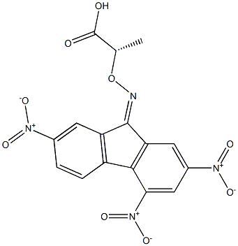 [S,(+)]-2-[[(2,4,7-Trinitro-9H-fluorene-9-ylidene)amino]oxy]propionic acid
