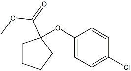 1-(p-Chlorophenoxy)-1-cyclopentanecarboxylic acid methyl ester