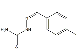1-p-Tolylethanone thiosemicarbazone Structure