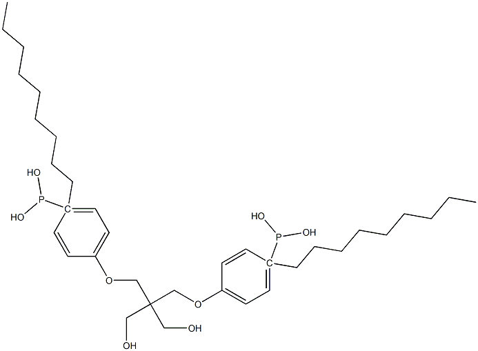 P,P'-[2,2-Bis(4-nonylphenoxymethyl)-1,3-propanediylbis(oxy)]bisphosphonous acid