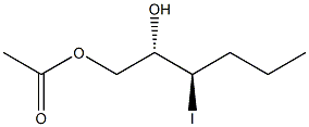 (2S,3R)-1-Acetoxy-3-iodohexan-2-ol