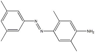 4-(3,5-キシリルアゾ)-2,5-ジメチルベンゼンアミン 化学構造式