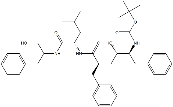 (2S)-2-[[(2R,4S,5S)-5-(tert-Butoxycarbonylamino)-2-benzyl-4-hydroxy-6-phenylhexanoyl]amino]-N-(1-hydroxymethyl-2-phenylethyl)-4-methylpentanamide