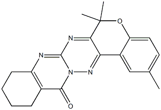9,10,11,12-Tetrahydro-2,6,6-trimethyl-6H,13H-7,8,13a,14-tetraaza-5-oxabenzo[a]naphthacen-13-one