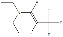 1,2,3,3,3-ペンタフルオロ-1-プロペニルジエチルアミン 化学構造式