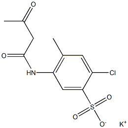 5-(Acetoacetylamino)-2-chloro-4-methylbenzenesulfonic acid potassium salt