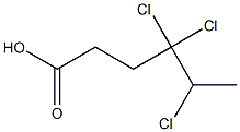 4,4,5-Trichlorohexanoic acid Structure