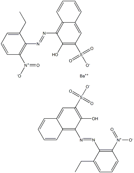 Bis[1-[(2-ethyl-6-nitrophenyl)azo]-2-hydroxy-3-naphthalenesulfonic acid]barium salt