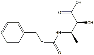 (2S,3R)-3-(Benzyloxycarbonylamino)-2-hydroxybutyric acid Structure