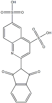 2-(1,3-Dioxoindan-2-yl)quinoline-4,6-disulfonic acid