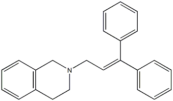 1,2,3,4-Tetrahydro-2-(3,3-diphenylallyl)isoquinoline